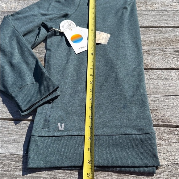 VUORI Ponto Performance Crew deep sea heather size xl nwt - Picture 2 of 5